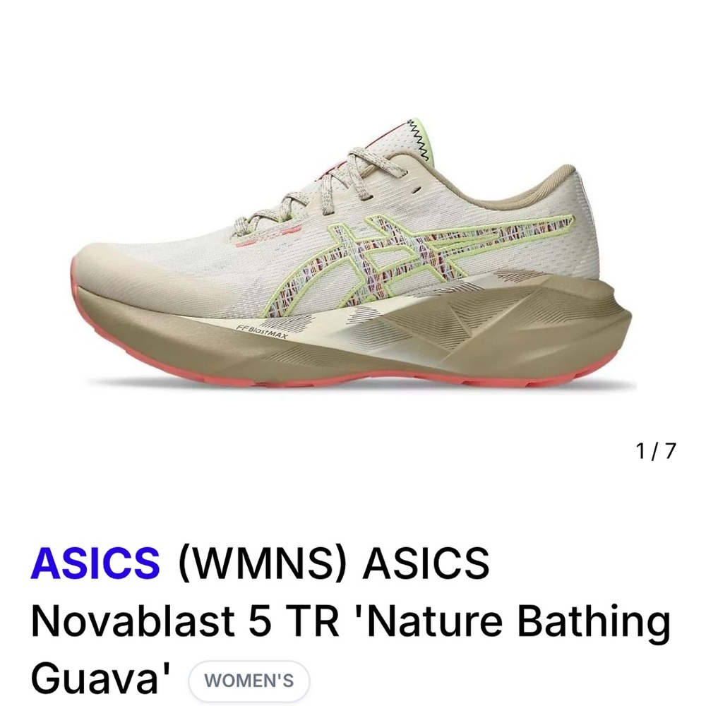 ASICS Nova Blast women’s running shoe